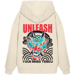 UNLEASH YOUR INNER TENGU / MIT LOGO KITSUNE MASKE - HOODIE