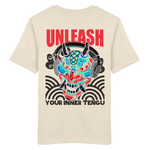 UNLEASH YOUR INNER TENGU / MIT LOGO KITSUNE MASKE T-SHIRT