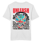 UNLEASH YOUR INNER TENGU / MIT LOGO KITSUNE MASKE T-SHIRT