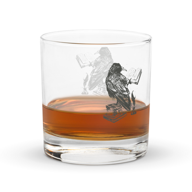 Whiskey-Glas Raven Reading